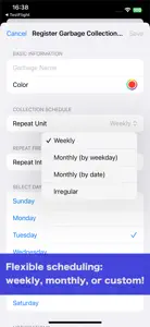 Trash Day Reminder & Scheduler screenshot #3 for iPhone