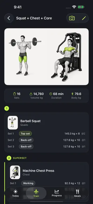 ProgressLoop Workout Tracker screenshot 1