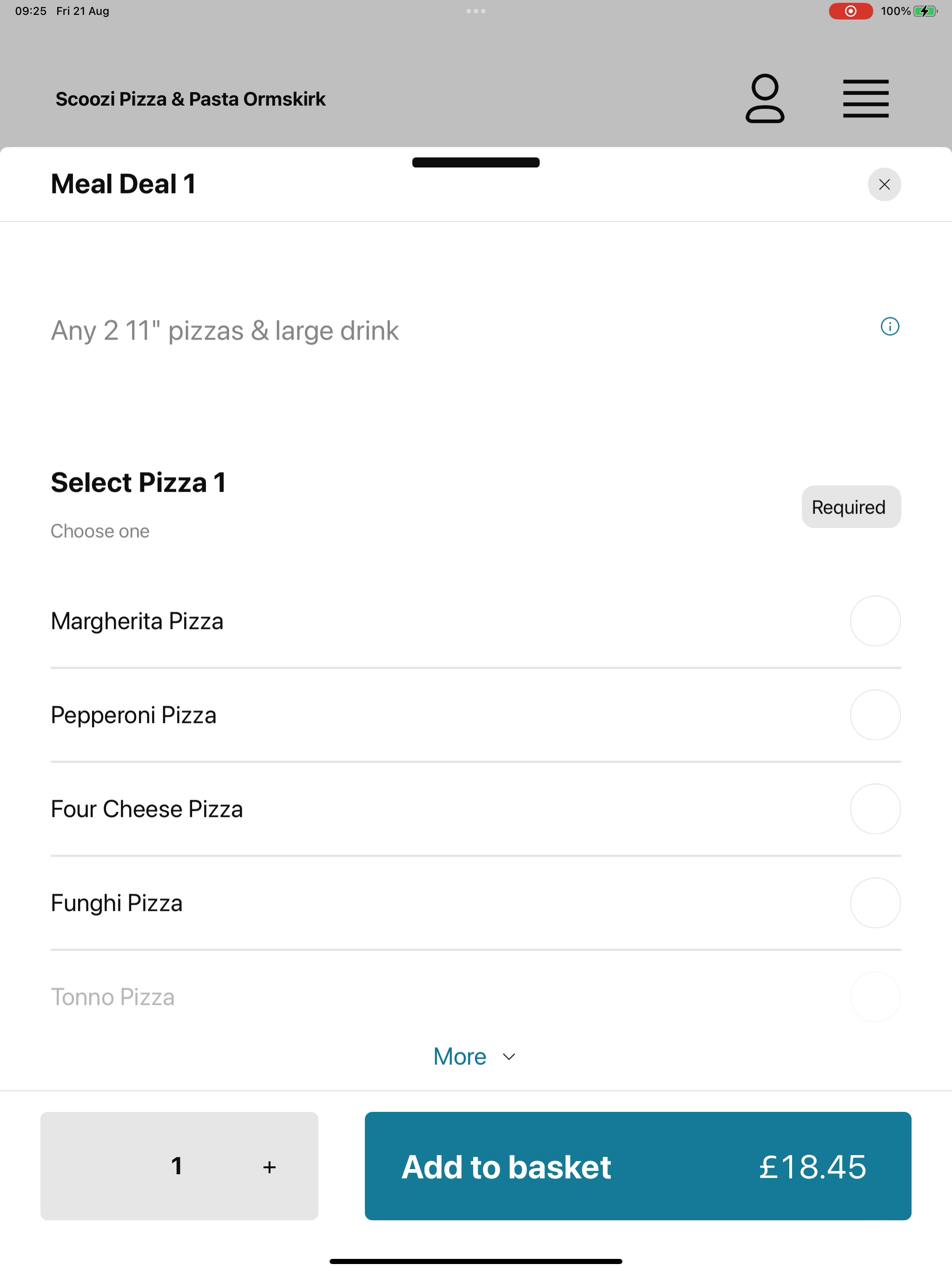Scoozi Pizza & Pasta Ormskirk screenshot 15