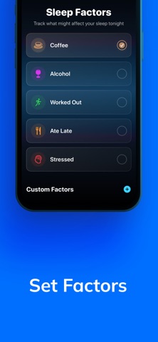 AllSleep - Recorder & Alarm iPhone screenshot