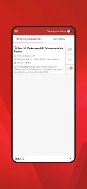 RETTERAlarm NAVIS screenshot 2
