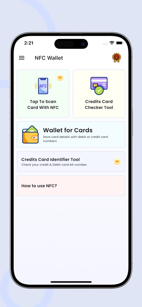 NFC Reader - Bank Card Wallet - Finance App | MWM