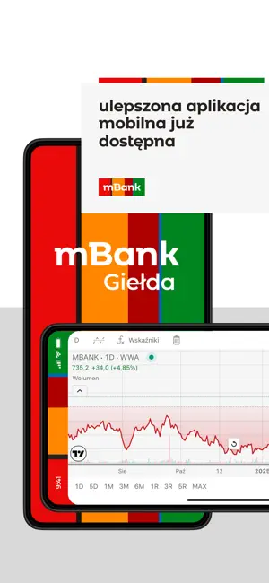 mBank Giełda iPhone screenshot 1