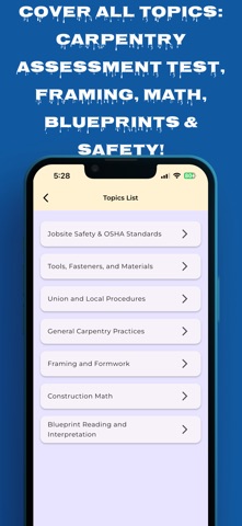Carpenter Practice Test Screenshot 9 of 9