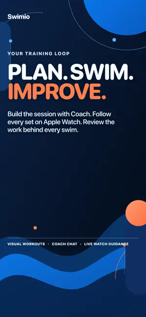 Swimio: Swim Coach & Tracker screenshot 1