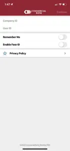 Commercial Bank Business - MI screenshot #1 for iPhone