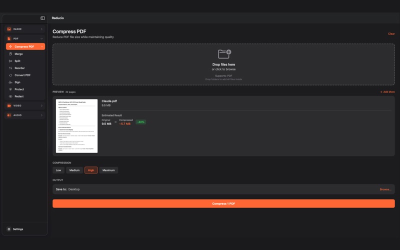 App screenshot
