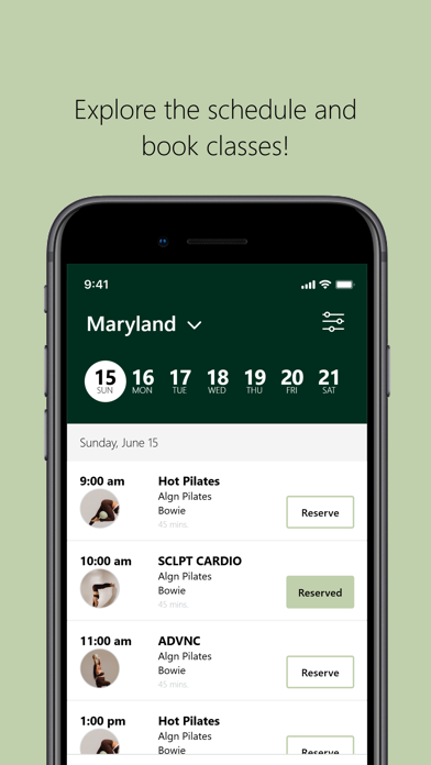 Screenshot 3 of ALGN Pilates App
