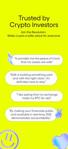 EQX: Buy, Sell Crypto Securely iPhone screenshot