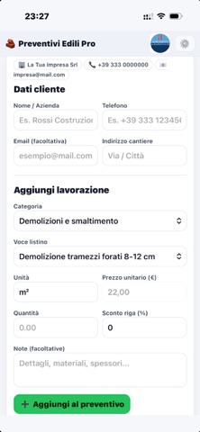 PREVENTIVI EDILI Screenshot 1 of 3