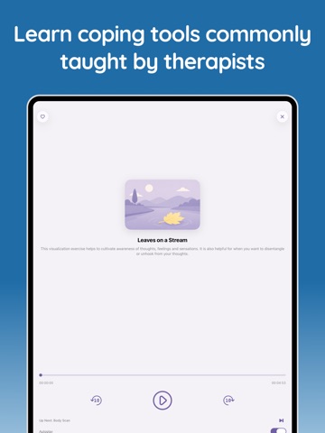 Clarity: CBT Self Help Journal iPad screenshot