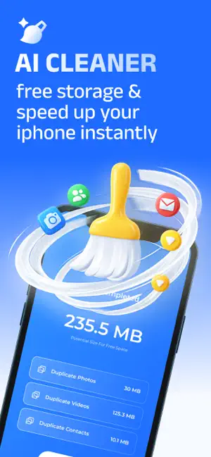 AI Phone Storage Cleaner . iPhone screenshot 1