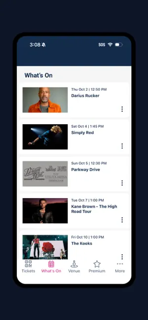 Utilita Arena Birmingham iPhone screenshot 3