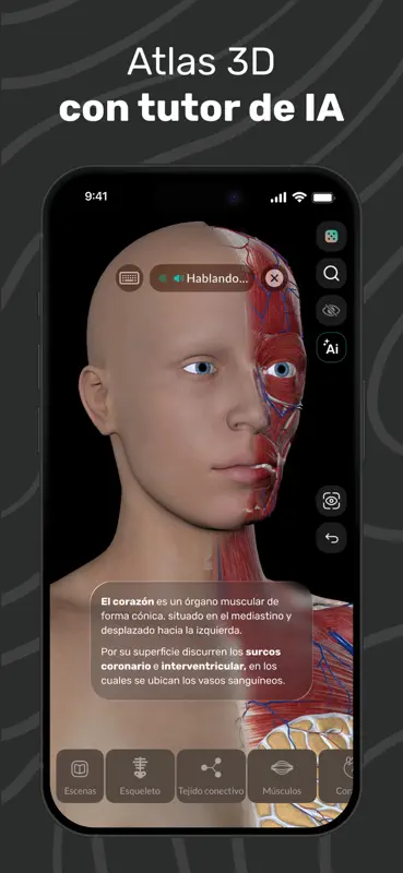 Easy Anatomy 3D con Voice AI screenshot 1 of 9