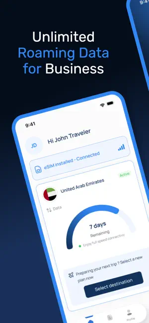 Half : eSIM for Business screenshot 1