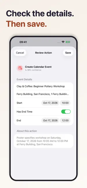 ScreenshotAI: Calendar Events screenshot 3