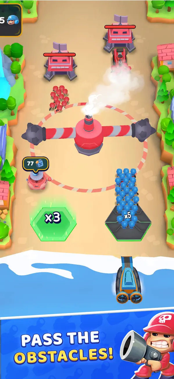 Grunt Rush: Battle & Conquer iOS Mod IPA screenshot 3 - iOS game interface