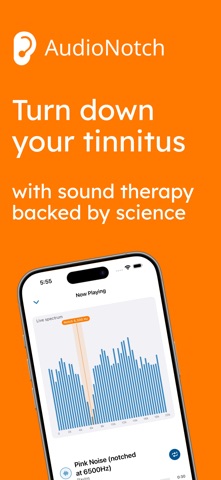 AudioNotch: Tinnitus Treatment app screenshot