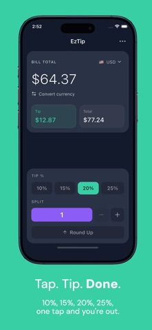 EzTip App Screenshot 3 of 8