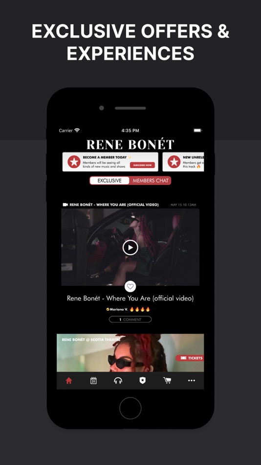 #2. Rene Bonét - Official App (iOS) De: MySeat.com Media Inc.