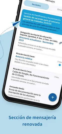 Captura de pantalla de ISéneca en iPhone 2