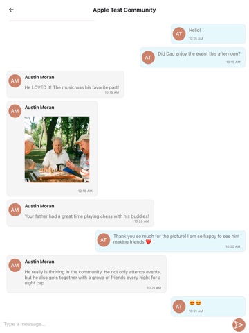 Maplewood Senior Living iPad screenshot