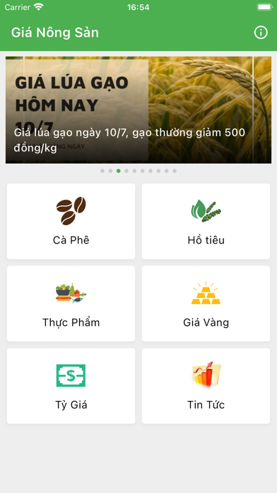Giá Nông Sản 24H Screenshot