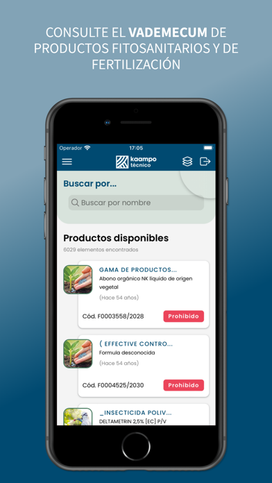 Kaampo tecnico Screenshot