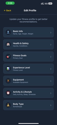 All In One Fitness screenshot