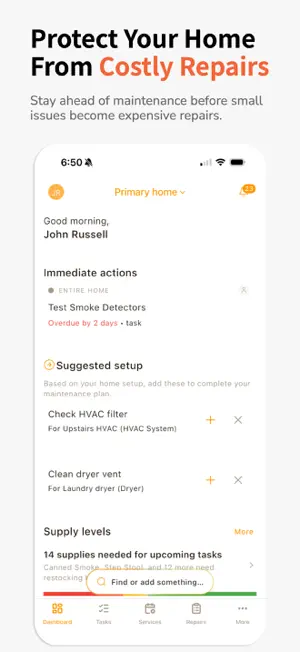 Homellow: Home Management screenshot 1