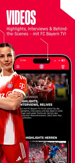 Screenshot von FC Bayern München auf dem iPhone 5
