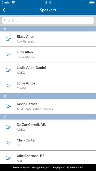 ARWA Technical Conference Screenshot