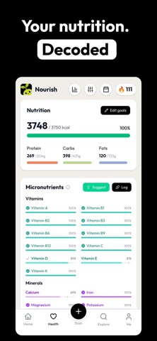 Nourish - Social Food Tracker screenshot