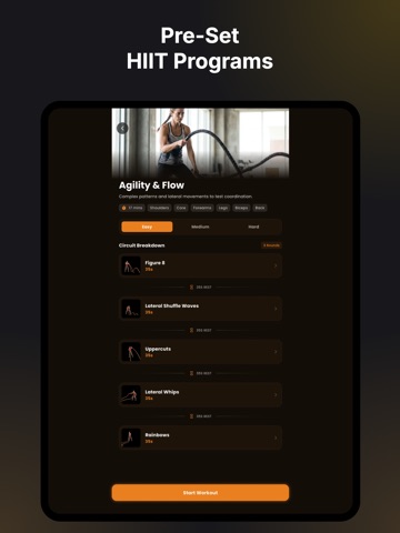 Battle Rope Workouts iPad screenshot