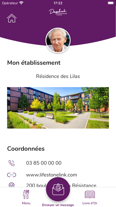 Daphné Famille Screenshot