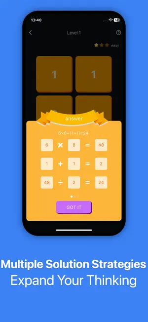 Make 24: Mental Math Cards screenshot 4