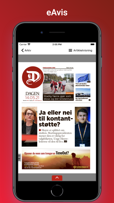 Dagen Nyhetsapp Screenshot