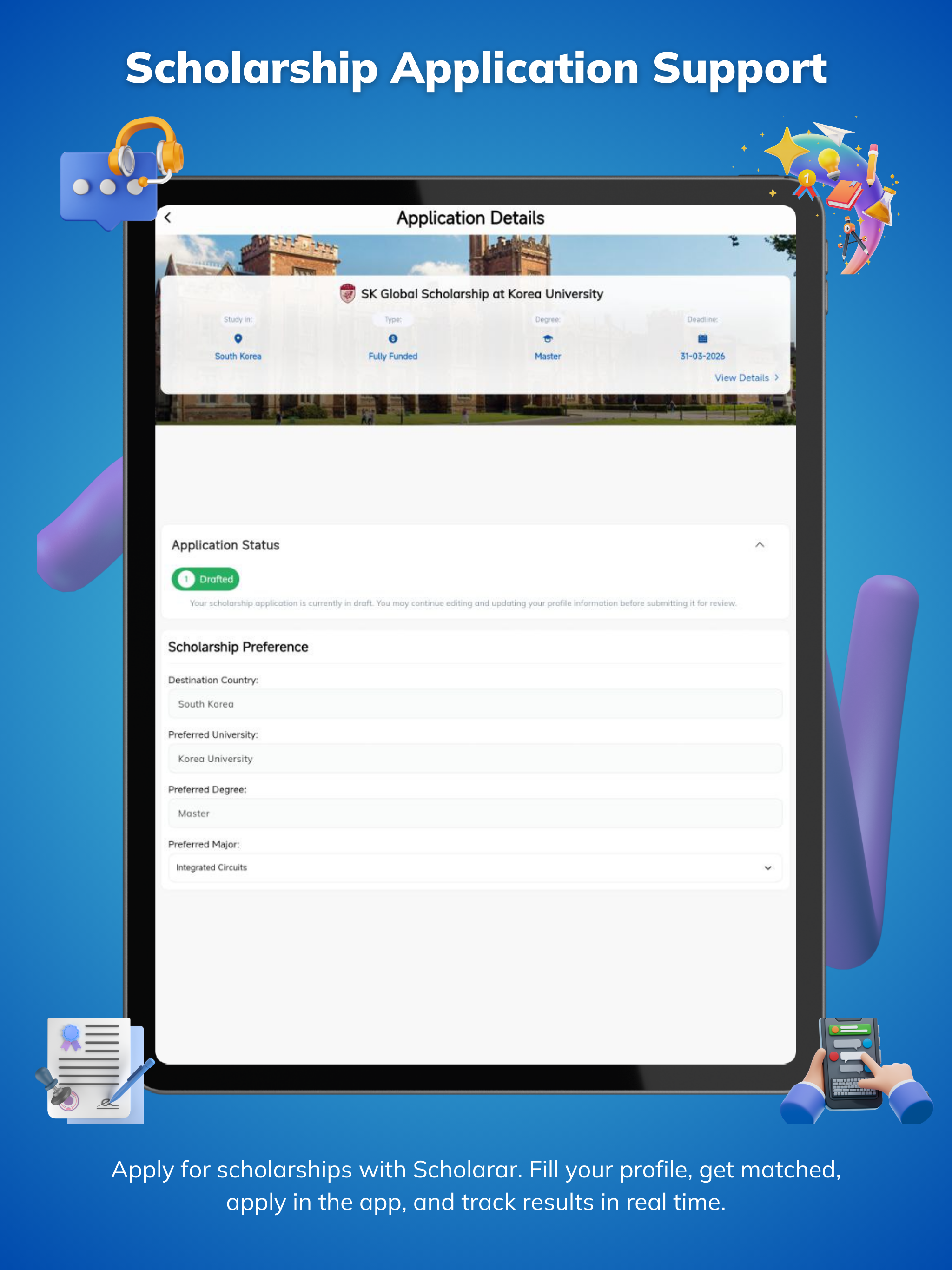 Scholarar - Scholarship App