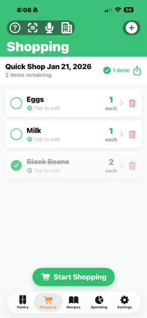 My Pantry Buddy screenshot 2