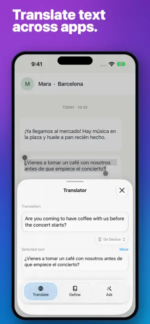Inline Translator: On-Device screenshot 1