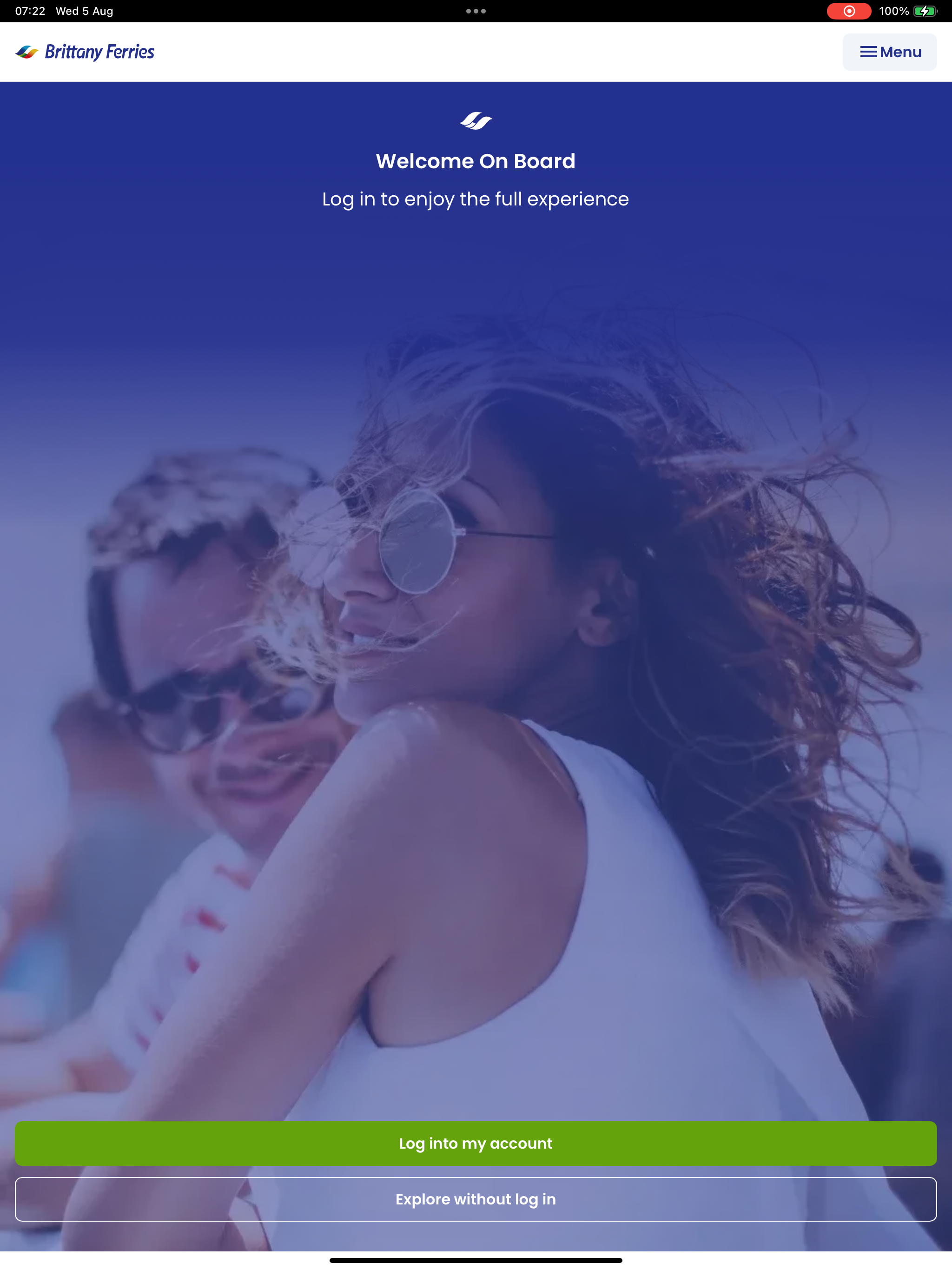Brittany Ferries screenshot 8