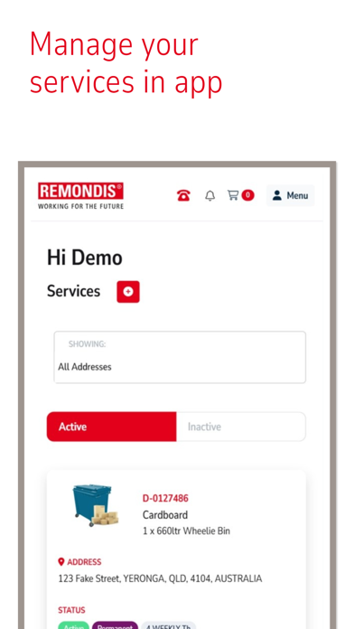 App screenshot