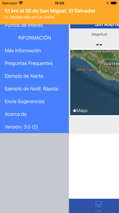 Alerta de Sismo Screenshot