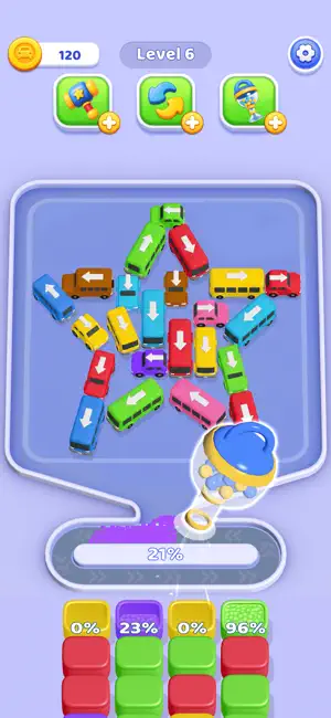 Sand Car Crush - Color Bus Jam screenshot 3