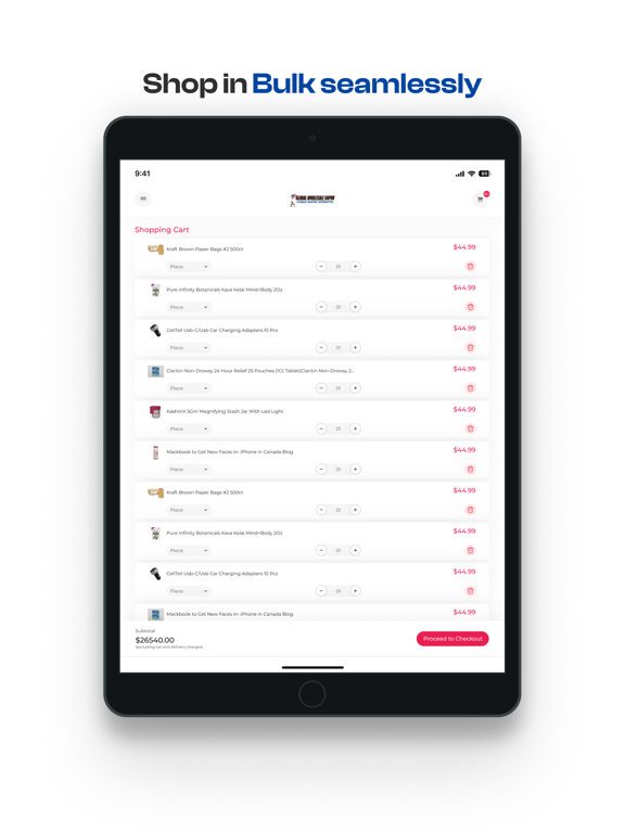 Global Wholesale B2B iPad screenshot 4 - Business app