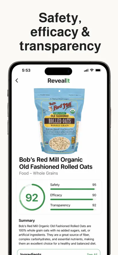 Reveal it - Product Scanner screenshot 2
