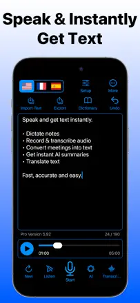 Speech to Text Dictation AI: Screenshot 1 von 6