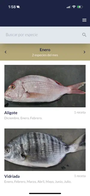 Consumo Pesca Artesanal screenshot 2