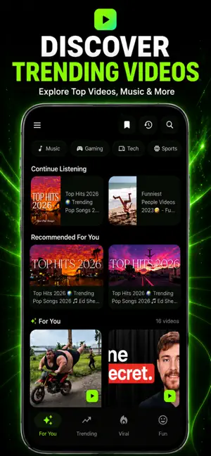Vanced tube : Play Videos screenshot 2