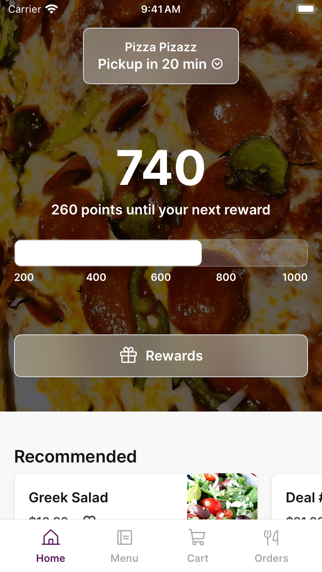 Pizza Pizazz iPhone screenshot 1 - Food & Drink app